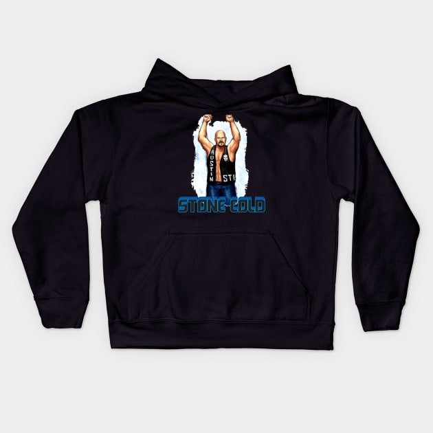 Wrestle Camp Figures Kids Hoodie by JackRendang